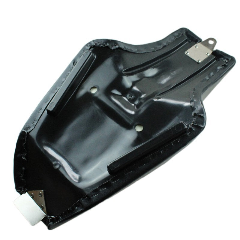 Assento Duplo de Couro Preto para Piloto e Passageiro Traseiro de Motocicleta Harley Sportster XL Iron 883 1200 48 Forty-eight 2004-2016