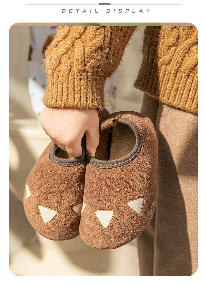 Children Indoor Shoes With Soft Soles, Kids Anti Slip And Breathable  Plush Floor Shoes, Boys And Girls Winter Cotton Shoes