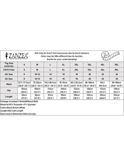 Autumn Skirts Plus Size 2025 ZANZEA Elegant Women High Waist Party Pleated Skirt Jupes Stylish Solid A-line OL Work Faldas Saia