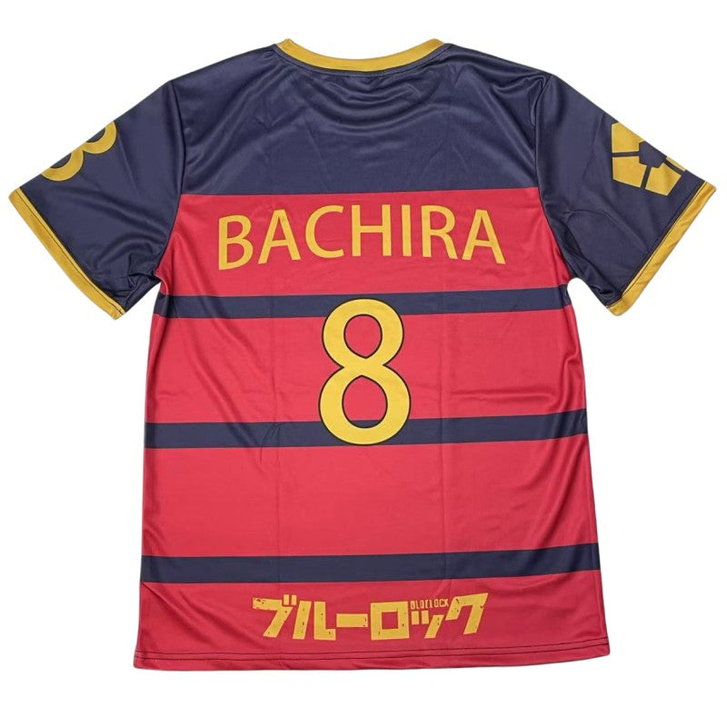 Anime Bachira Shirt Cosplay Costumes FC Barcha Team Football Jersey Meguru Bachira Shirts Shorts Set 3D Printing