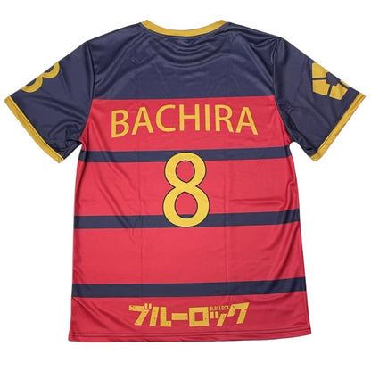 Anime Bachira Shirt Cosplay Costumes FC Barcha Team Football Jersey Meguru Bachira Shirts Shorts Set 3D Printing