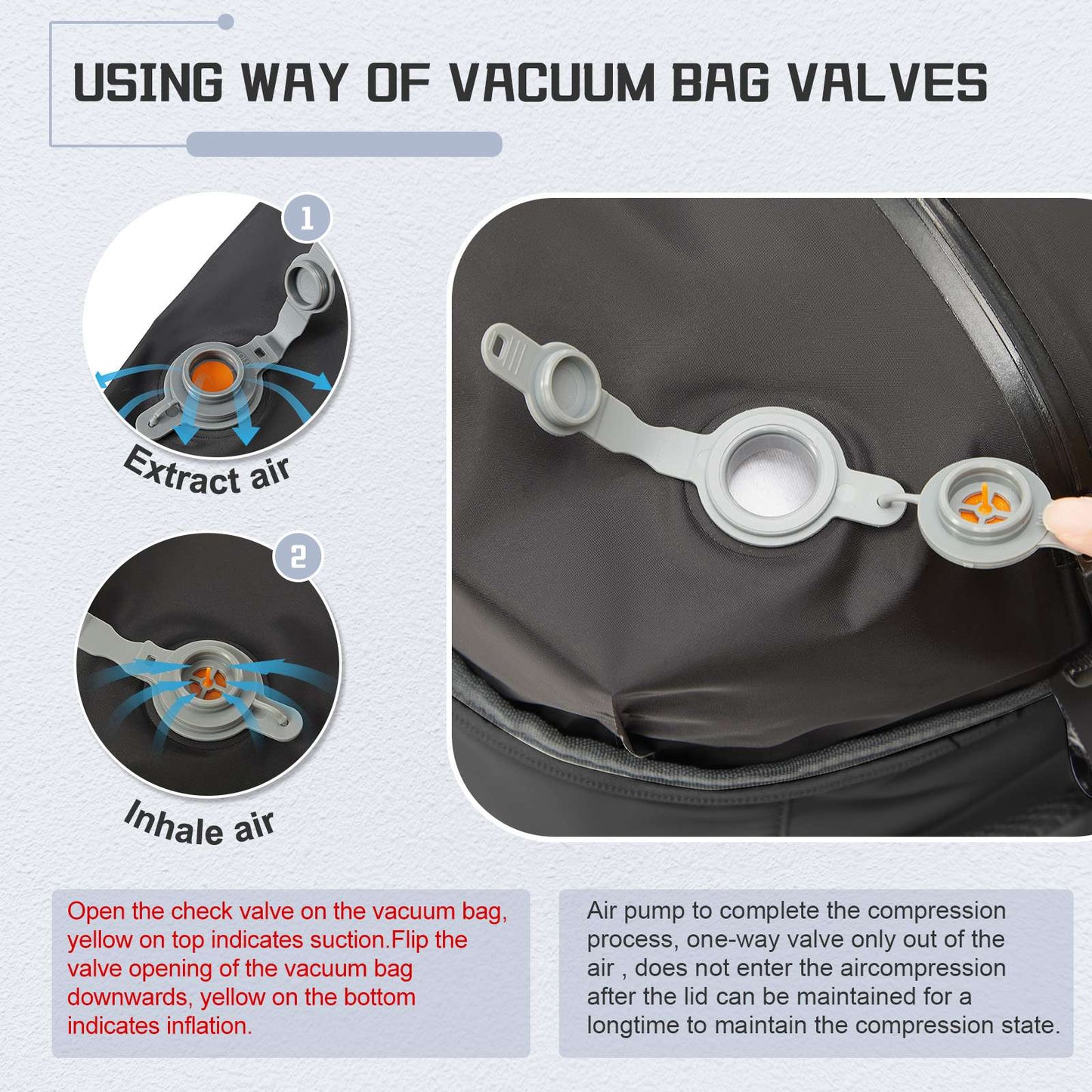 Vacuum Backpack Travel Bag for Men Large Capacity Backpack Business Laptop Backpack Women Men Expandable Backpack School Bag