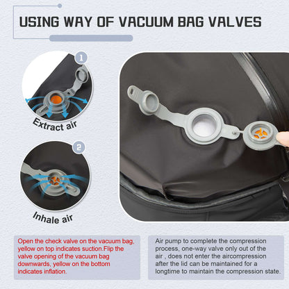 Vacuum Backpack Travel Bag for Men Large Capacity Backpack Business Laptop Backpack Women Men Expandable Backpack School Bag