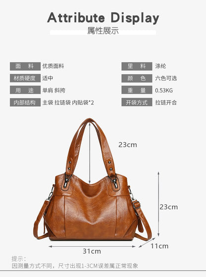 Luxury Top-Handle Bag - High-End Designer Brand Women's Handbag, Modern Style for Shopping