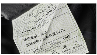 Spring and Autumn New Men's Lapel Leather Jacket Male Business Casual Middle-aged Men's Handsome Short Leather Coat Jackets 2025