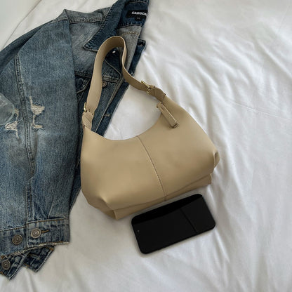 LEFTSIDE Small PU Leather Crossbody Bags for Women 2025 New Trend Retro Underarm Shoulder Bag Ladies Retro Handbags and Purses