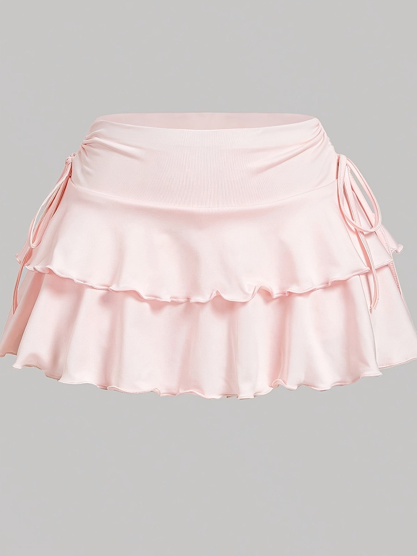 New fashion solid color casual versatile women's plus size skirt