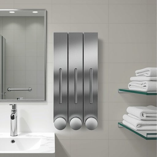 Lamgool 420ML Soap Dispenser Wall Mounted Shower Soap Dispenser Shower Gel Detergent Dispenser for Bathroom Accessories DropShip