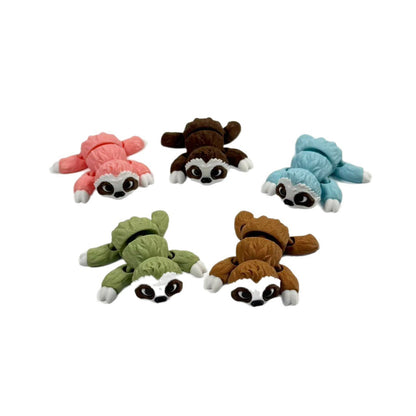 1/2/3 Pieces - 3D Printed Articulated Sloth and Koala Figurines, Indoor and Outdoor Desktop Decorations,  Christmas