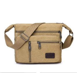 Men Canvas Shoulder Bags Casual Tote Travel Men's Crossbody Bag Luxury Messenger Bags Fashion High Quality Handbag