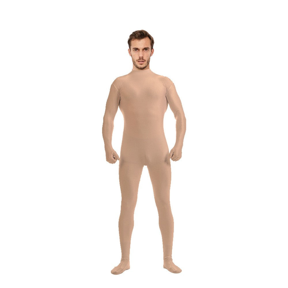 Adult Spandex Full Body Skin Tight Jumpsuit Zentai Suit Bodysuit Halloween Costume Women Men Dance Unitard Party Dancewear