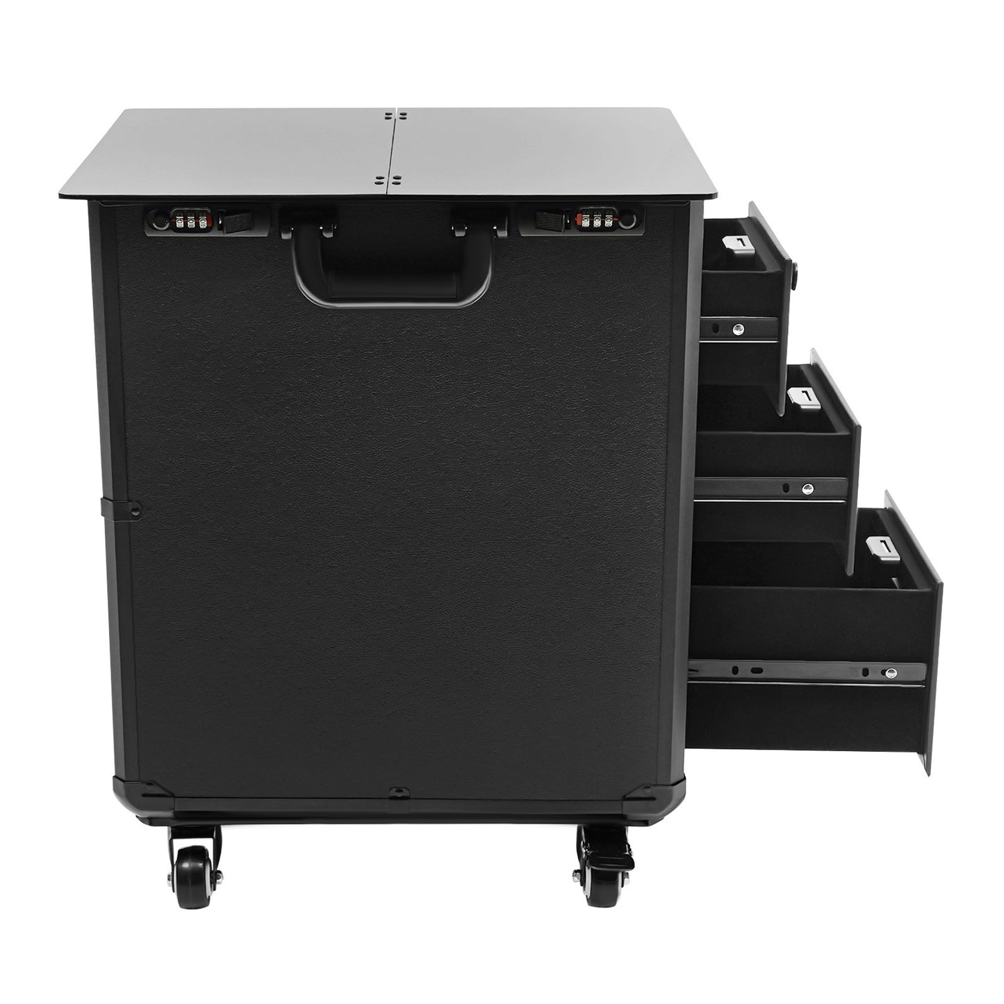 Tattoo Travel Case Rolling Cart Tattoo Workstation Makeup Suitcase for Professional Artists Hair Barbers