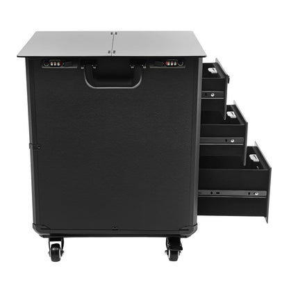 Tattoo Travel Case Rolling Cart Tattoo Workstation Makeup Suitcase for Professional Artists Hair Barbers