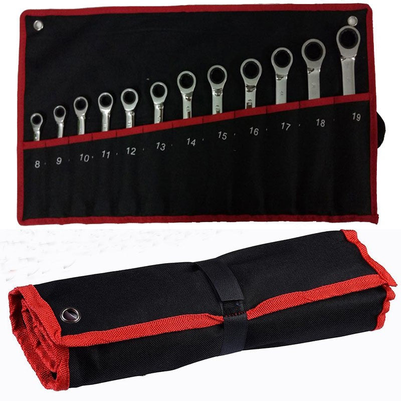 Ratchet Combination Metric Wrench Set Hand Tools Torque Gear Socket Nut Tools A Set of Key
