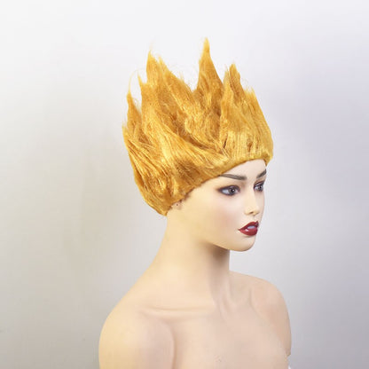 Halloween Adult Men Z Cosplay Saiyan Wigs Goku Anime Costume Party Dress Up Youth Flame Blue Yellow Green Red Wig Carnival Hair