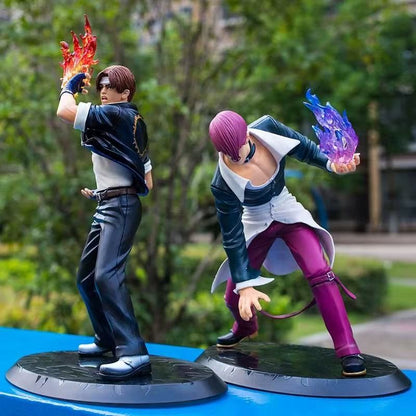 18cm The King of Fighters '98 SNK Anime Figura Kyo Kusanagi Iori Yagami Action Figures Arcade Jogo Periférico PVC Modelo Brinquedo Presente