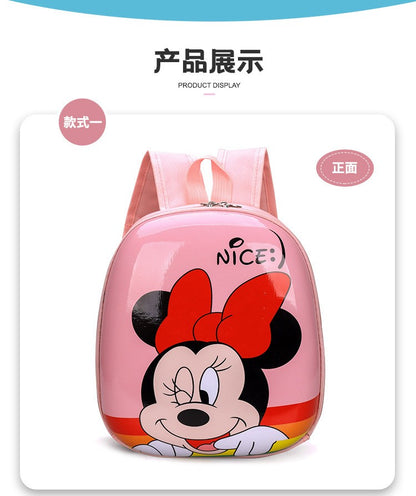 Mochila Minnie Fofa Menina Desenho Animado Disney Homem-Aranha Crianças Mochila Mickey Bolsa Escolar Infantil Elsa Bolsa de Ombro