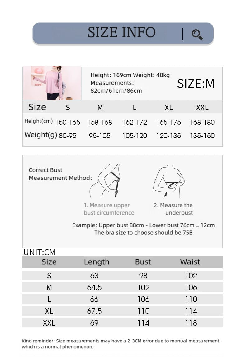 DRUR Women Long Sleeve Yoga Shirt Quick Dry Breathable Workout Top O-Neck Lightweight Pilates Running Tee Activewear Gym Clothes