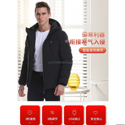 Heated Jackets Men's Women's Heating Jackets USB Electric Heating Jacket 13 Areas Heated Vest Thermal Clothing Coat Winter