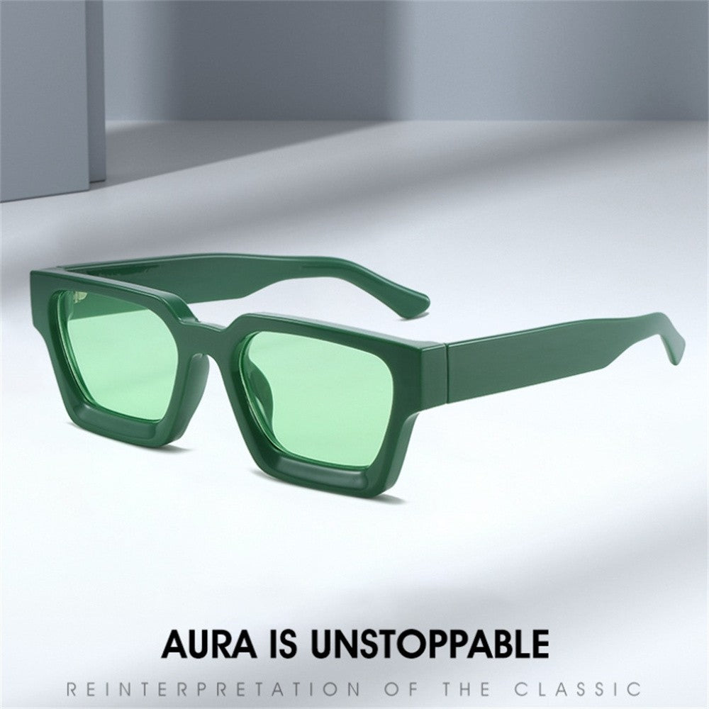 KLASSNUM Men Square Frame Sunglasses 2025 Luxury Brand Designer Sun Glasses Retro Trendy Shades UV400 Unisex Women Glasses New