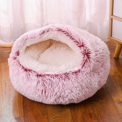 Cama Redonda para Cães, Quente de Inverno, Cama de Gato de Pelúcia, Cesto para Cães Lavável, Cama de Estimação para Cães de Pequeno, Médio e Grande Porte, Sofá para Gatos
