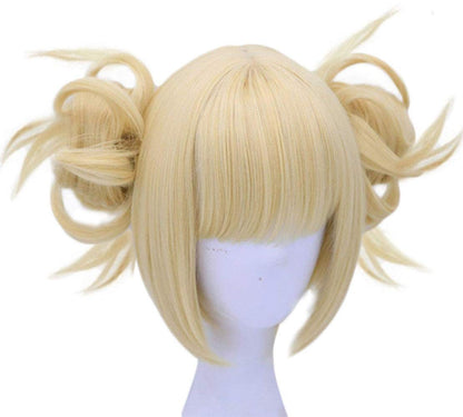 Boku No Hero Academy Cross My Body Synthetic Hair Wig Cosplay My Hero Academy Himiko Toga Party Role Play Wigs