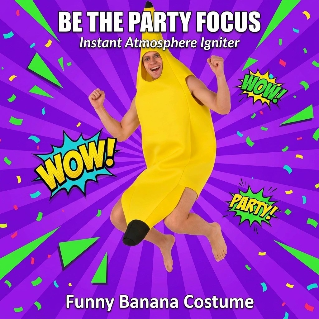 Halloween Adult Funny Cosplay Fruit Vegetable Costume Banana Carnival Dress Up Outfit Couple Party Purim Fancy Dress Stage Show