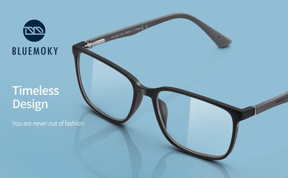 BLUEMOKY Anti Blue Light Reading Glasses For Men Women?Sport Square Frame Readers Anti Glare Computer Eyewear
