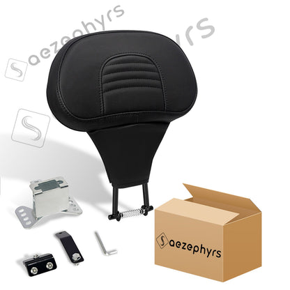 Encosto Ajustável para Piloto de Moto, Kit de Montagem Plug-In para Harley Touring CVO Electra Street Glide Road King 09-25