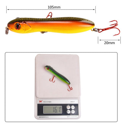Fishing Lures Pesca 10.5cm 15.6g Topwater Artificial Snake Head Pencil Isca Hard Bait Wobblers Trolling Jigbait Fishing Tackle