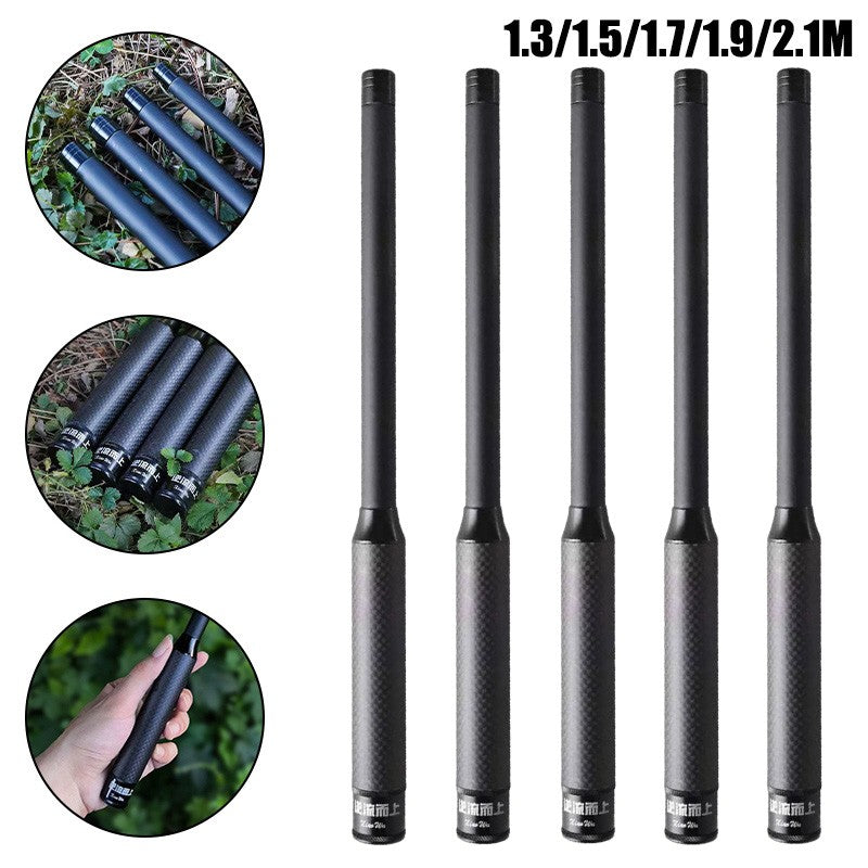 Telescopic Pocket Fishing Rod Extendable Ice Fishing Pole 1.3/1.5/1.8/2.0/2.2m Fishing Rod for Bass Pike Mini Rockfish Rods ???