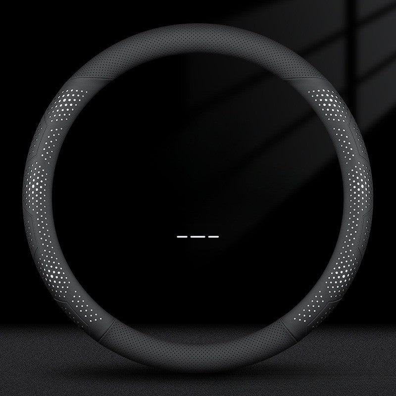 O/D Type Nappa Leather Car Steering Wheel Cover Universal Steering Wheel Cover Steering Wheel Accessories Anti Slip Handle Cover