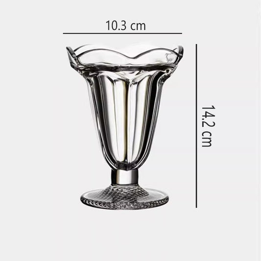 Copo de coquetel, taça simples, tigela de sorvete, prato frio, caneca, taça de vinho, copos de suco com borda de flor, copos para bebidas, taça de sobremesa para festa