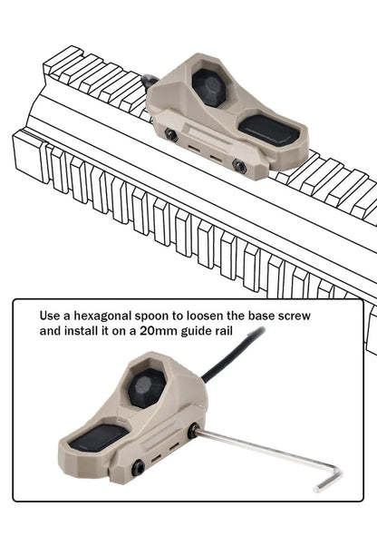 Tactical Surefir SF M300 M600 Flashlight Strong Light AXON Switch Fit 20mm Picatinny Rail Airsoft Outdoor game Toy lamp