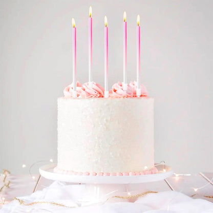 6/12/48pcs Birthday Candles Spiral Cake Candles  Long Thin Cake Candles For Wedding Party And Cake Decoration