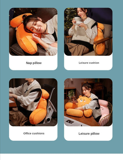 Triangular Reading Pillow Bedside Soft Large Backrest Waist Cushion Dormitory Bed Back Cushion Office Pillow Sofa Throw Pillows