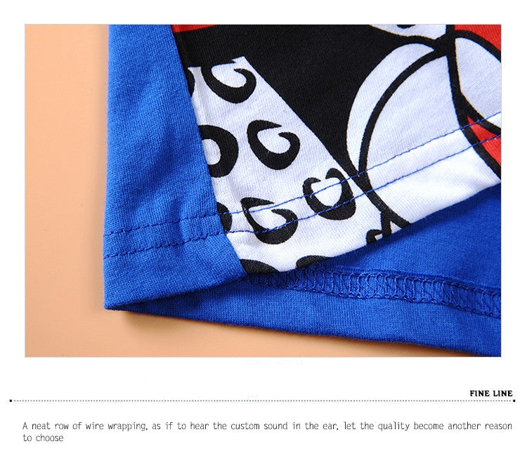 New Spring Autumn Classics Blue Mickey Children's Clothing Sets Girl Boy Sleepwear Clothes Kids Pajamas Set Baby Girls Pyjamas