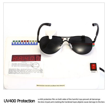 Outdoor Driving Sunglasses Mens Fashion Pilot Polarized Sun Glasses Men Women Polycarbonate Lenses 0945