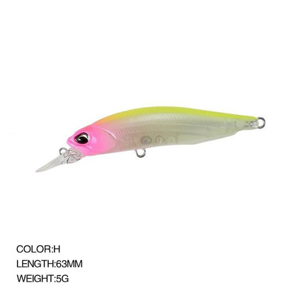 Isca de Pesca Minnow Wobbler Rozante 77SP 77mm 63mm Arremesso Longo Suspenso Isca de Nado Jerkbait Isca Artificial para Culter Alburnus