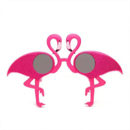 Summer Flamingos, Wine glasses Cosplay Anime Party Glasses Hawaiian Party Dress-up Beach Sunglasses Party Support Wholesale