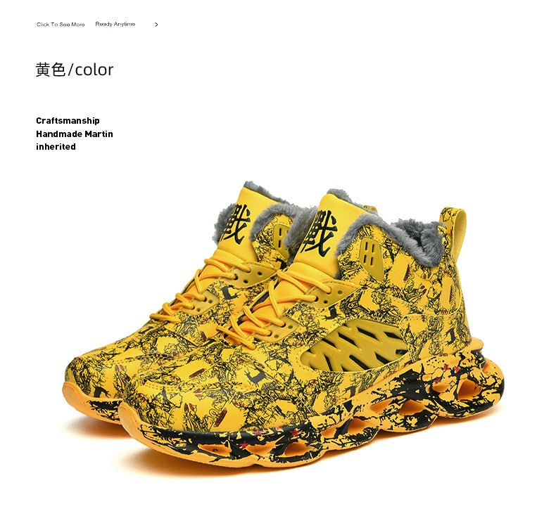 men boots 2023 New Winter Slippers Warm Men Shoes Waterproof Non-Slip Plush Sneakers Male tenis shoes Boots Men Sneakers Winter