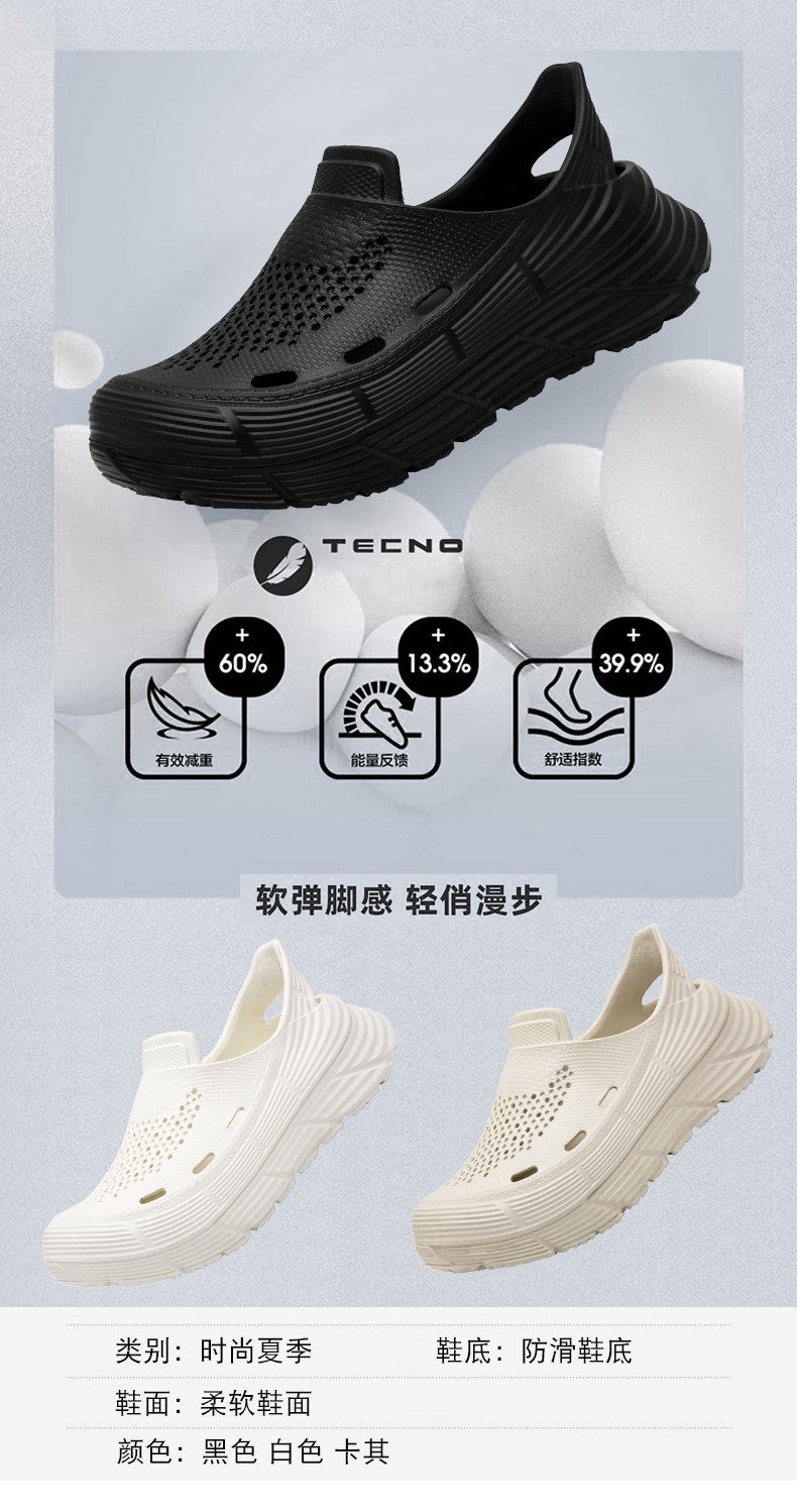 Summer Sandals Men Beach Slipper Platform Soft Sole Waterproof Anti-Slip Sandals Water Shoes Outdoor Sport Hollow out Men Shoes