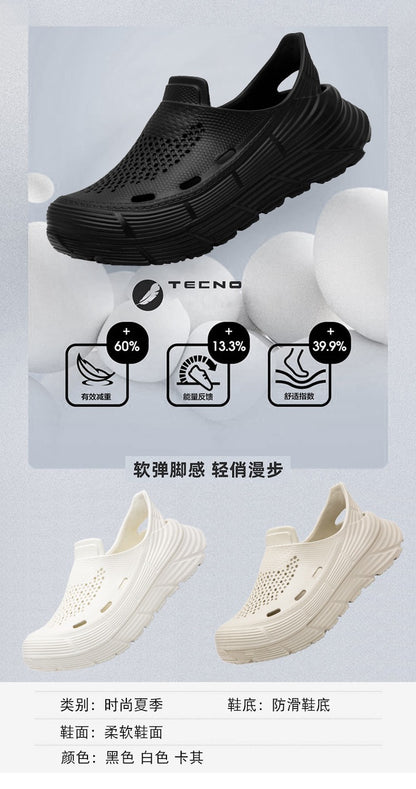 Summer Sandals Men Beach Slipper Platform Soft Sole Waterproof Anti-Slip Sandals Water Shoes Outdoor Sport Hollow out Men Shoes