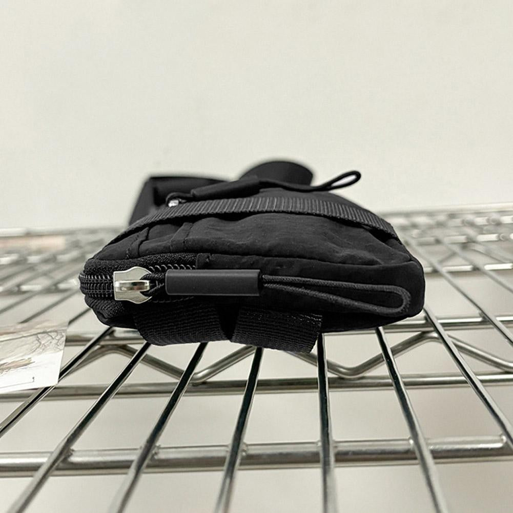 Chest Bag Pure Color Nylon Lightweight Sports Crossbody Bag Outdoor Fitness Running Waist Bag Cycling Fitn Phone Bag