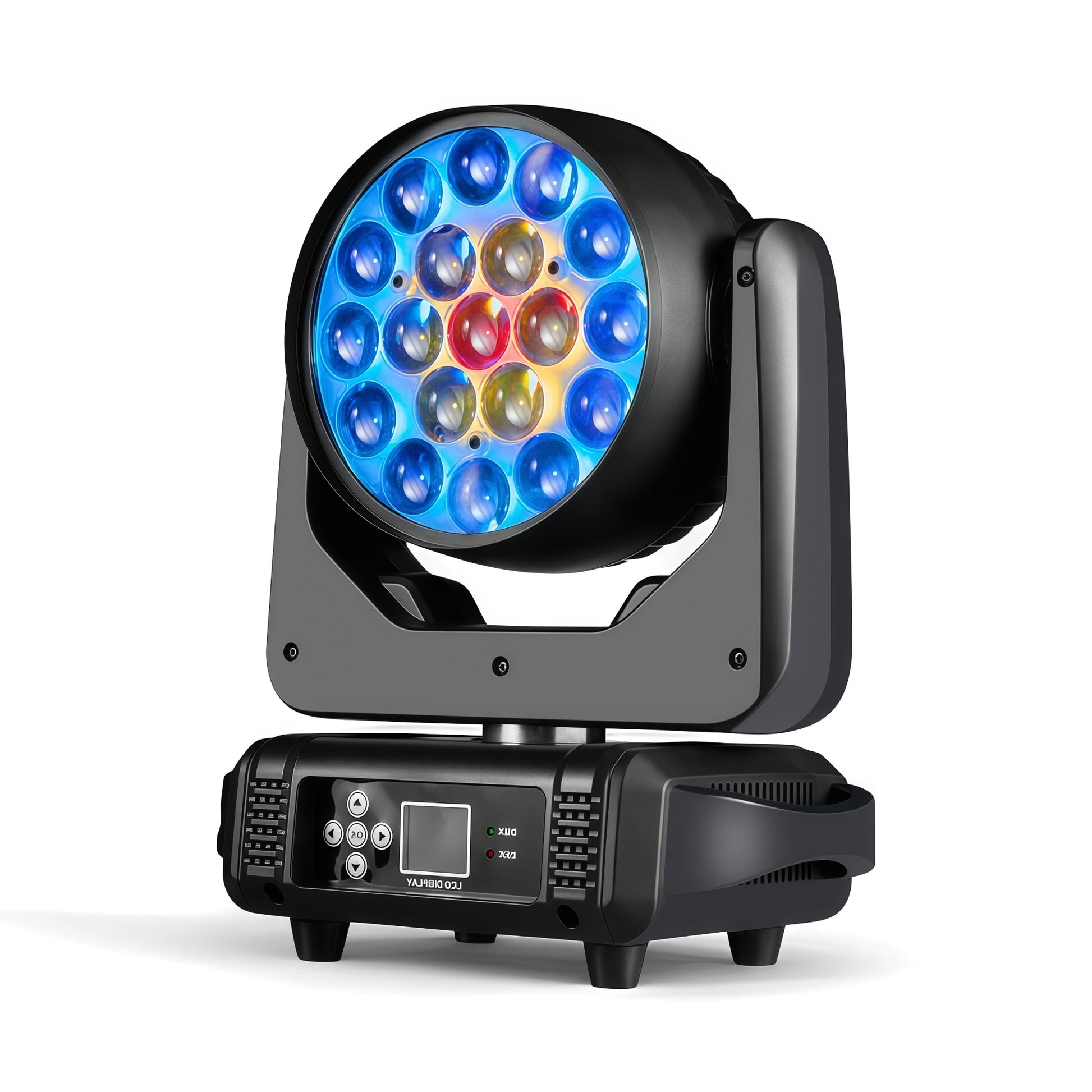 19x15W RGBW LED Beam Wash Zoom Moving Head Lights High Quality Professional Stage Lights For DJ Disco Party KTV Bar