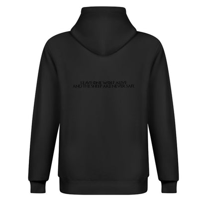 leave one wolf alive and the sheep are never safe Hoodie korean clothes men's coat men's sweat-shirt set autumn graphic hoodie