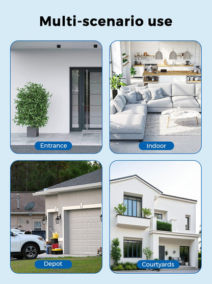 BESDER 12MP WiFi IP Camera PTZ Three Screens Outdoor CCTV Security Surveillance Camera Night Vision Monitor 3D Space iCSee App