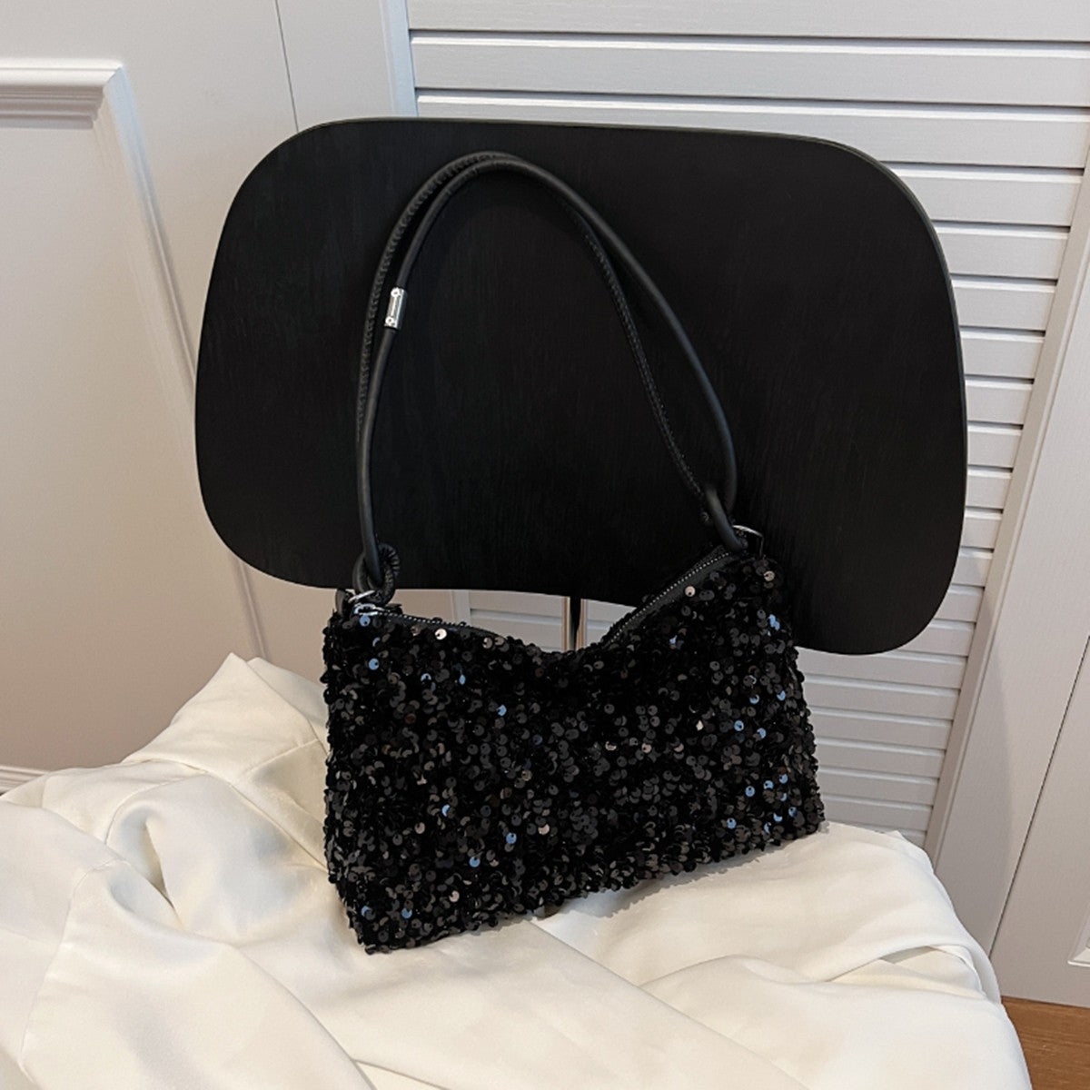 Black Spice Glitter Underarm Bag Casual chic chic design Crossbody shoulder bag one outfit