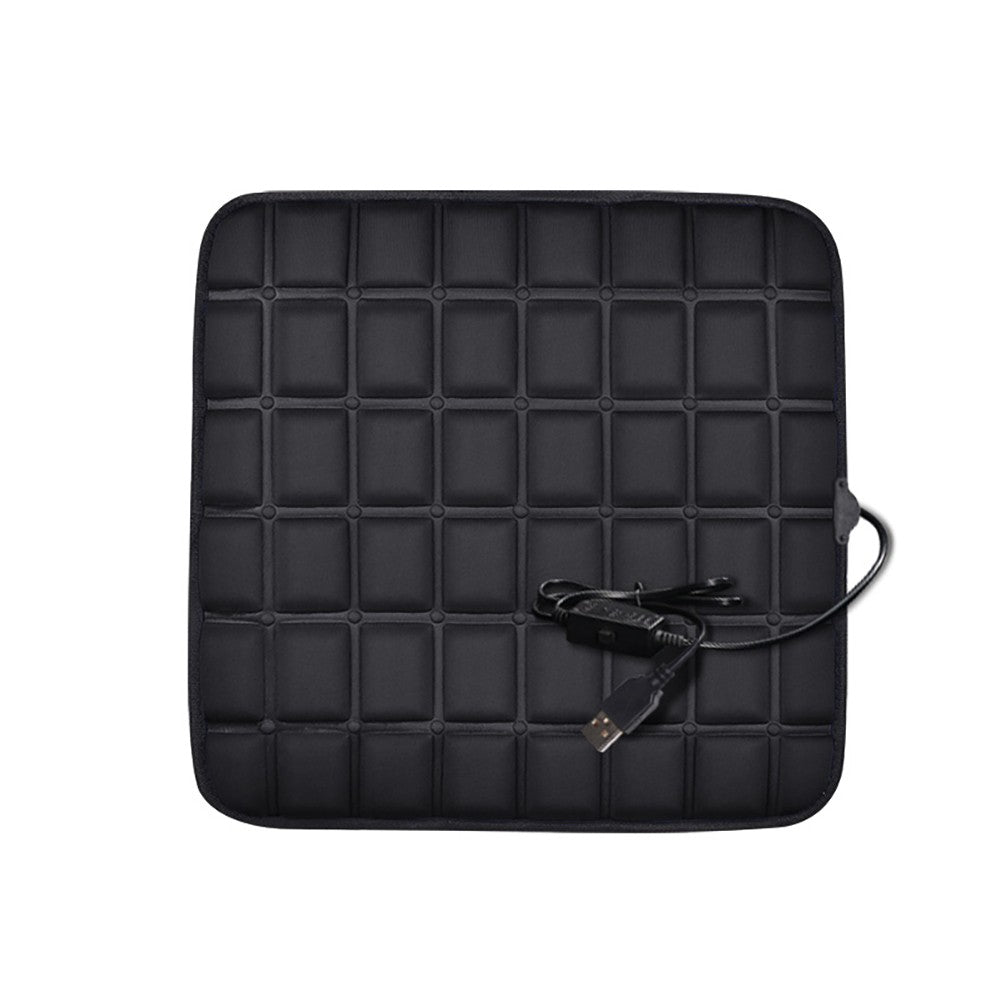 12V Car Seat Heated Cover 3 Gear Adjustable Temperature Universal Car Seat Heater 5V USB Heated Winter Car Seat Heating Pad