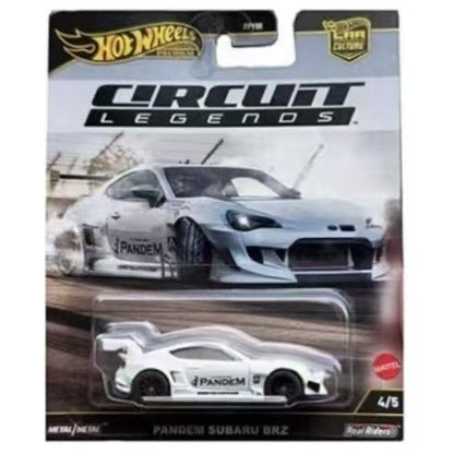 Hot Wheels Car Culture Series Original Ferrari Porsche Mustang Subaru 2025 K Case (Mix 5) Circuit Legends Premium 1:64 Carro de Presente